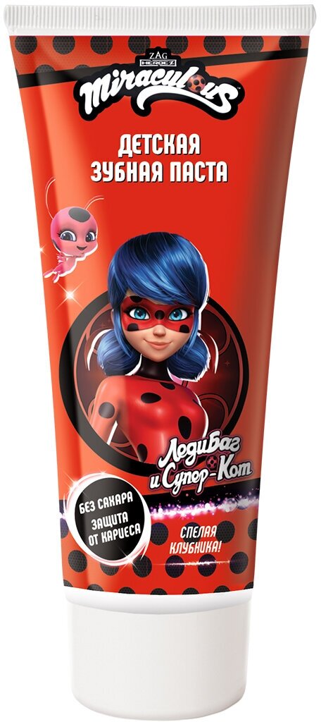 Miraculous Зубная паста детская с 3-х лет Леди Баг 60г