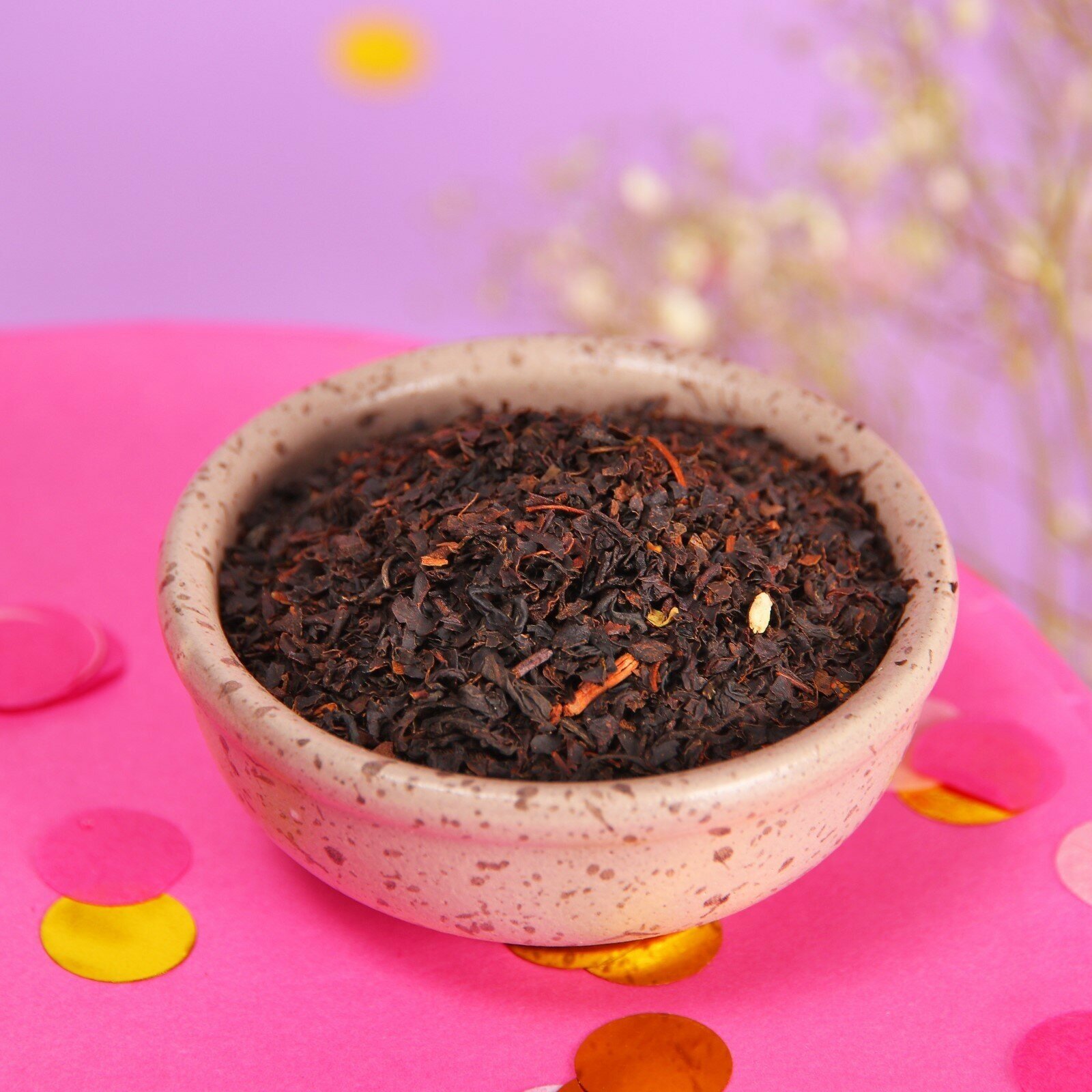 Чай черный с тропическими фруктами Фабрика Счастья С днём 8 марта, 20 г