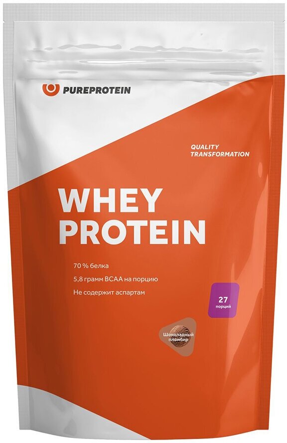 Сывороточный протеин "Шоколадный пломбир" Pure Protein 810 г