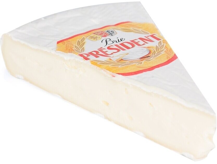 Сыр мягкий President Бри с благородной белой плесенью 60% вес, 400 г