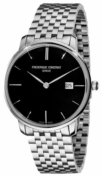 Наручные часы Frederique Constant, серебряный, черный