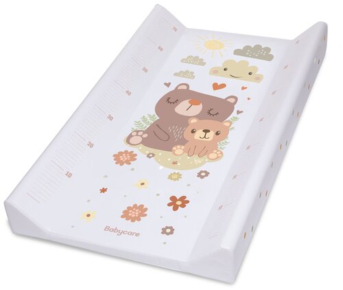 Пеленальная доска Babycare 80 х 47 (BC02), teddy bear beige