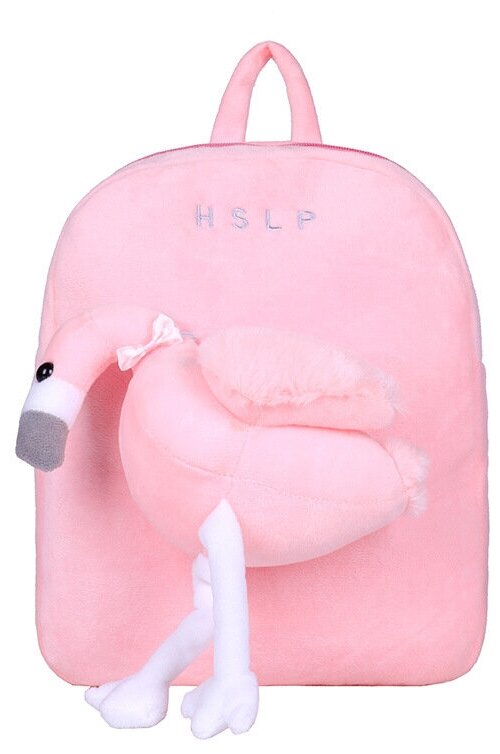 Детский плюшевый рюкзачок Фламинго