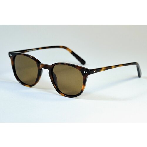 фото Солнцезащитные очки outwind, круглые, поляризационные, с защитой от уф, коричневый