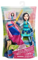 Кукла Hasbro Disney Princess Делюкс Мулан с дополнительным платьем 20 см, E2065