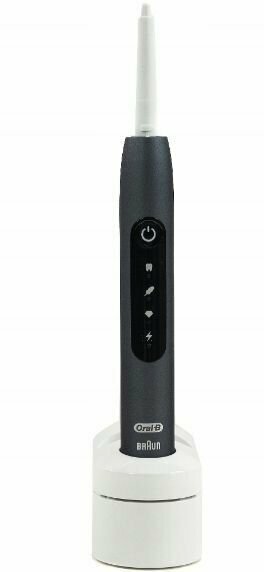 Электрическая зубная щетка Oral B Pulsonic Slim Luxe 4500 Matte Black с футляром и 2 сменными насадками - фотография № 5