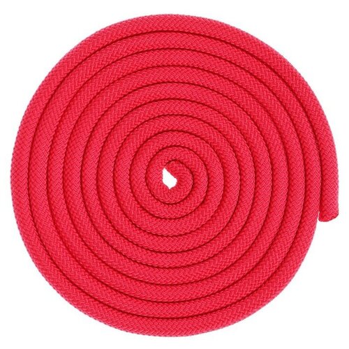фото Скакалка гимнастическая, 2,5 м, утяжеленная, 150г, фуксия grace dance