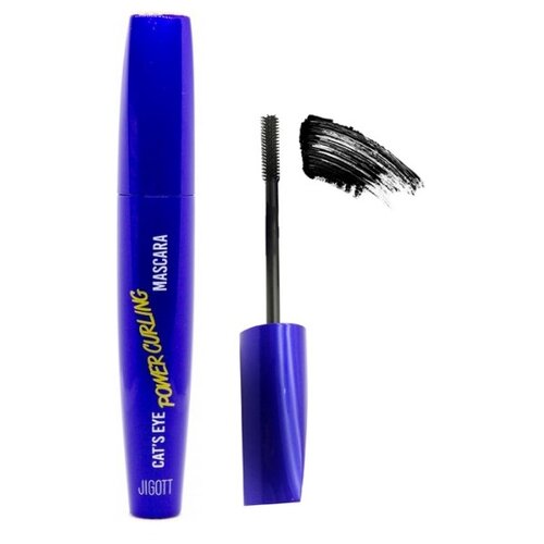 Подкручивающая тушь для ресниц JIGOTT Cats Eye Power Curling Mascara, 12 гр.