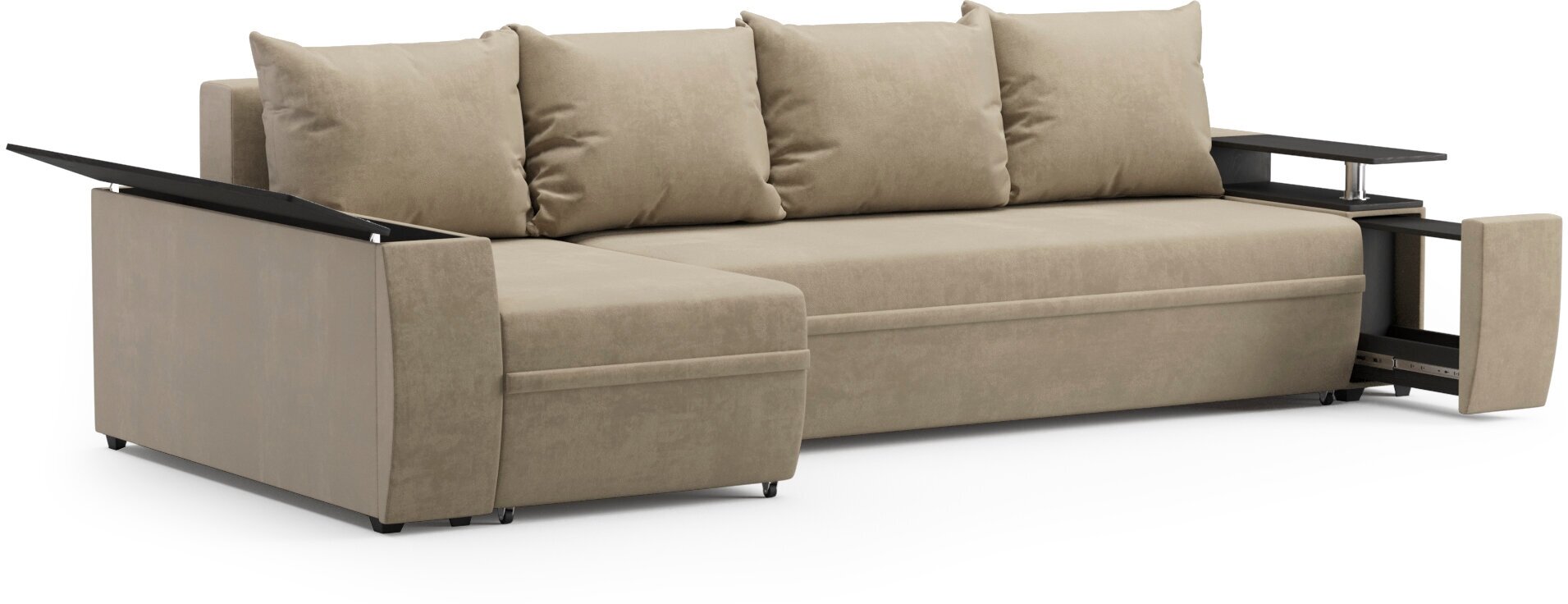 Диван угол Мустанг лонг классик / еврокнижка /диван кровать/диван прямой/диван для сна/диван раскладной