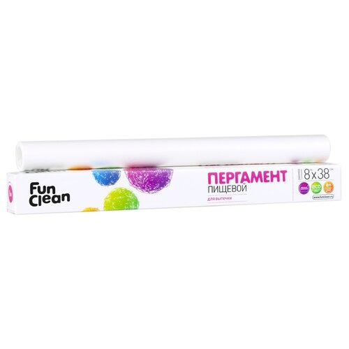 Пергамент для выпечки FUN CLEAN 8М*38СМ (32) акцент