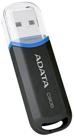 ADATA Накопитель USB flash 32ГБ ADATA Classic C906 AC906-32G-RBK, черный (USB2.0) (ret)