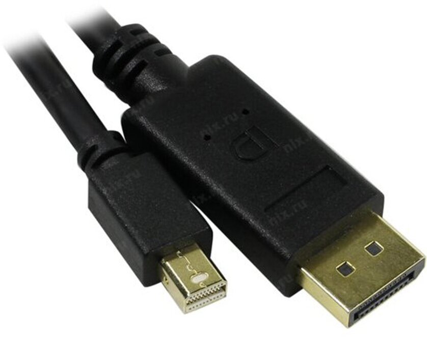 Кабель Telecom Mini DisplayPort - DisplayPort (TA682-1.8M), 1.8 м, 1 шт., черный - фото №2