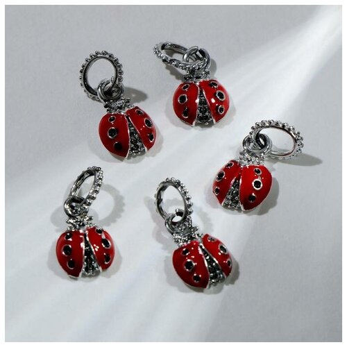 фото Подвеска queen fair, эмаль, красный