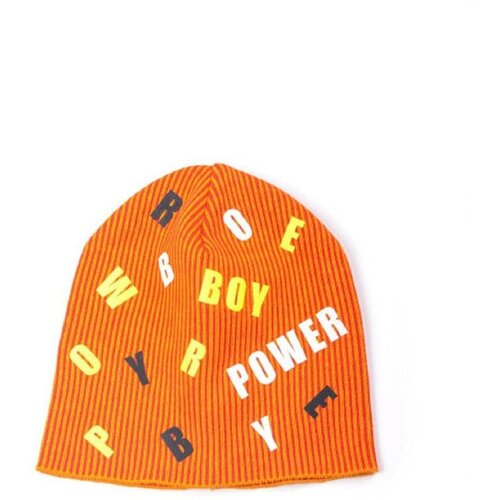 фото Шапка бини artel, размер 48/50, оранжевый