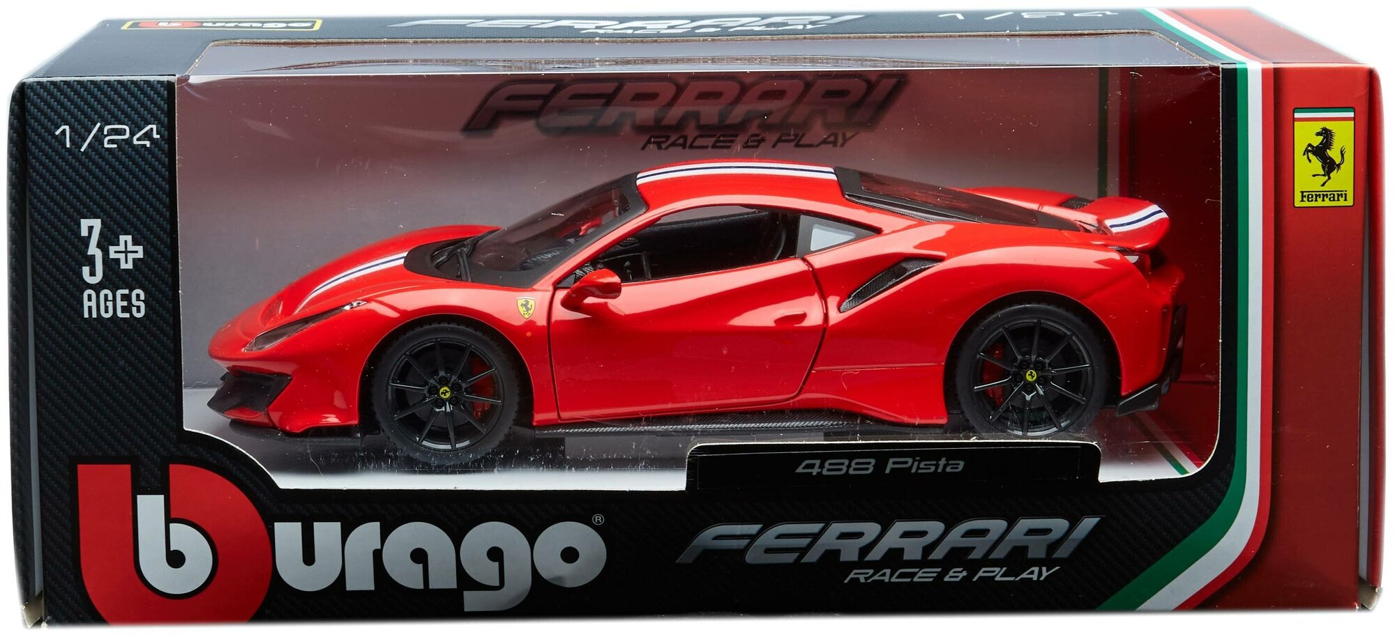 Автомодель Bburago Ferrari 488 Pista (18-26026) - фото №14