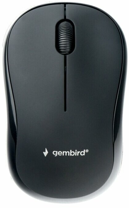 Мышь беспроводная Gembird MUSW-255 2.4ГГц черный 3 кнопки 1000DPI