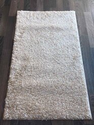 Ковер с высоким ворсом Carpet World "Shaggy", полипропилен, микрофибра, меланж , 0.80x1.50м