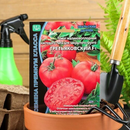 семена томат среднеранний винтаж 10 шт евросемена Семена Томат Третьяковский среднеплодный, среднеранний, индетерминантный, 10 шт 4 упаковки