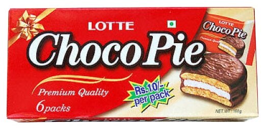 Пирожное Lotte Confectionery Choco Pie, 168 г, 6 шт. в уп. - фотография № 2