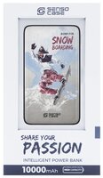 Аккумулятор Sensocase Power Bank SC-10K Snowboard boy, 10000 mAh серый