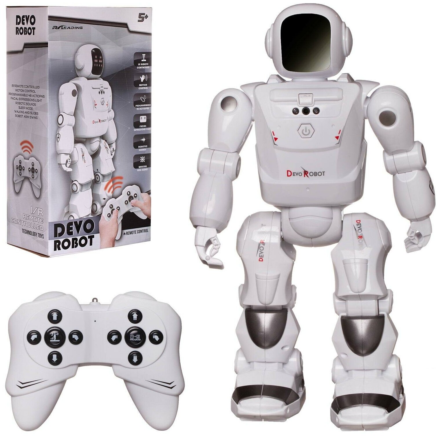 Робот на радиоуправлении Abtoys DEVO Robot WD-13968