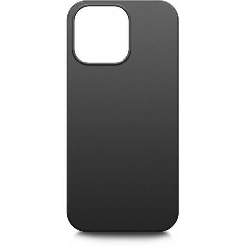 Чехол (клип-кейс) BORASCO Silicone Case, для Apple iPhone 13 Pro, черный (матовый) [40442] чехол клип кейс borasco для apple iphone 13 pro max прозрачный [40439]