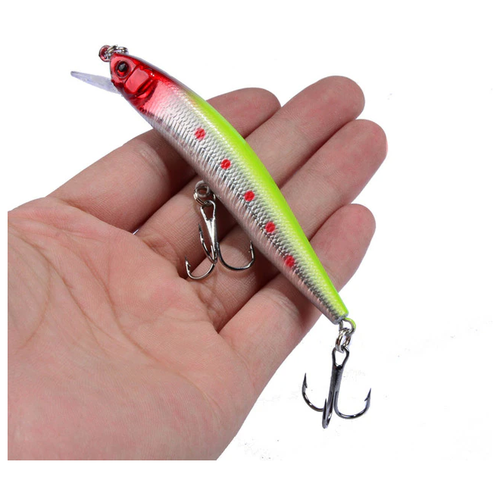 фото Плавающий воблер типа «минноу» (рыбка) с заглублением #6. уловистый воблер для рыбалки на щуку и окуня. аналог itumo lb minnow 60f 49 не определен