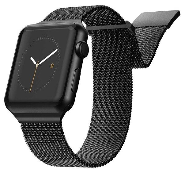 Ремешок X-Doria New Mesh для Apple Watch 38/40 мм Чёрный 479875