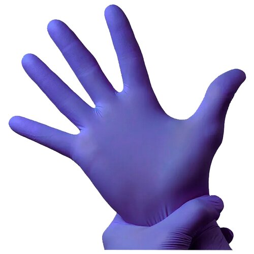 Перчатки смотровые Safe&Care LN303, 100 пар, размер: XS, цвет: фиолетовый