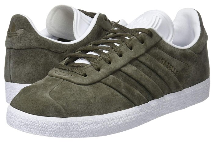 adidas gazelle stitch and turn green