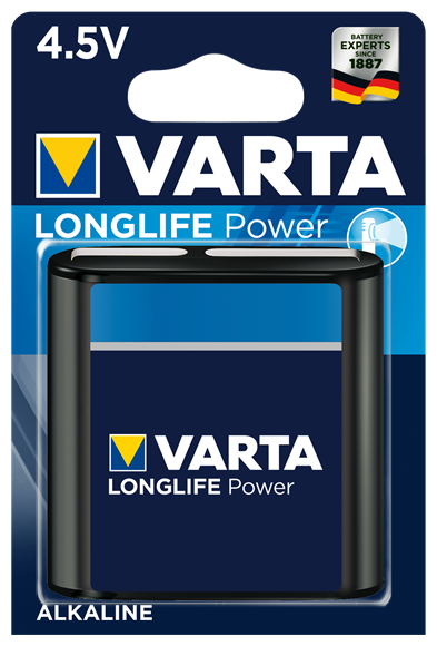 Батарейка VARTA LONGLIFE Power 3LR12, 1 шт.