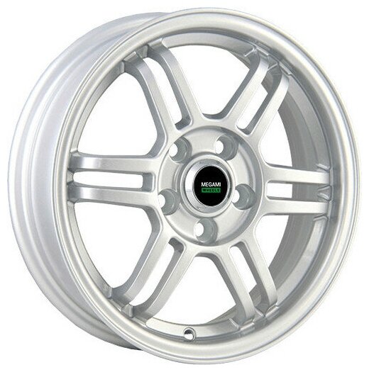 Колесный диск Megami MGM-8 6x14/4x98 D58.6 ET35 Серебристый