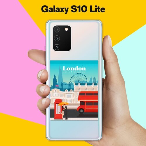 Силиконовый чехол London на Samsung Galaxy S10 Lite силиконовый чехол на samsung galaxy s10 lite самсунг с10 лайт с принтом фиолетовые мазки