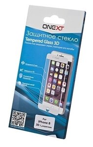 Фото Защитное стекло ONEXT для iPhone 8 3D clear