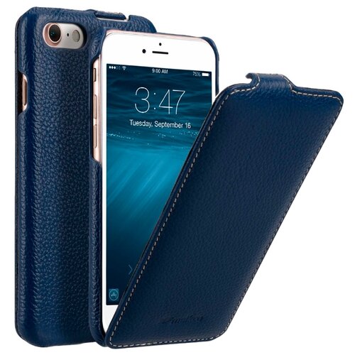 фото Чехол Melkco Jacka Type для Apple iPhone 7/iPhone 8 темно-синий