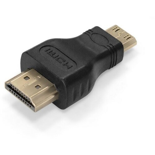 Переходник ExeGate EX-HDMI-MMC, HDMI - miniHDMI, чёрный переходник видео exegate ex hdmi90 fml hdmi f hdmi m чёрный 9436343