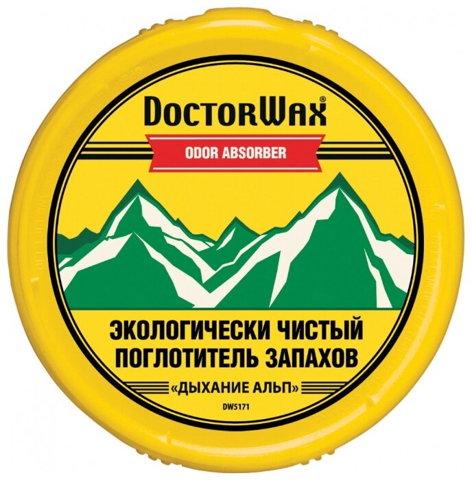 Doctor Wax Нейтрализатор запаха для автомобиля DW5171 Дыхание альп 227 г