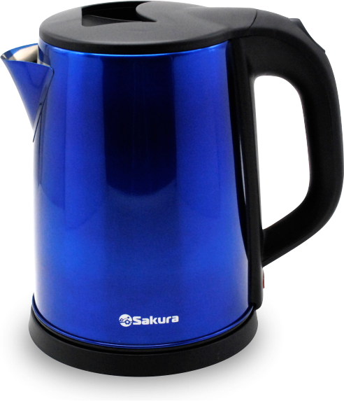 Чайник электрический Sakura SA-2149BL (2.0) синий металлик/чёрный