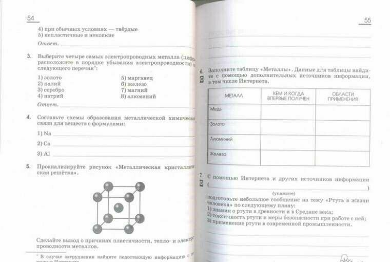 Химия. 8 класс. Рабочая тетрадь к учебнику О. С. Габриеляна. Вертикаль. - фото №5