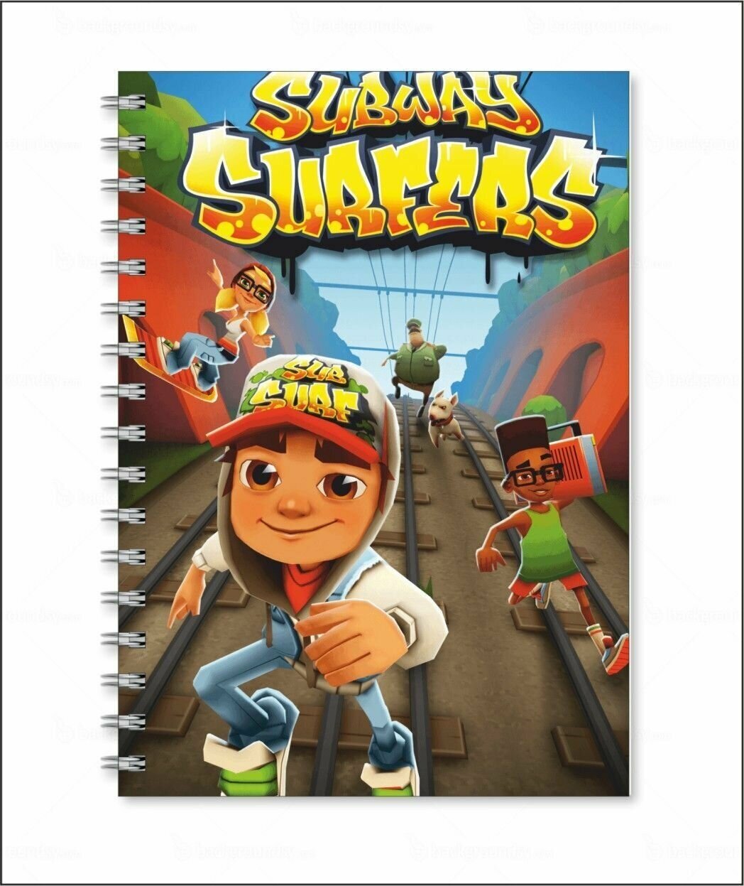 Тетрадь Subway Surfers № 1