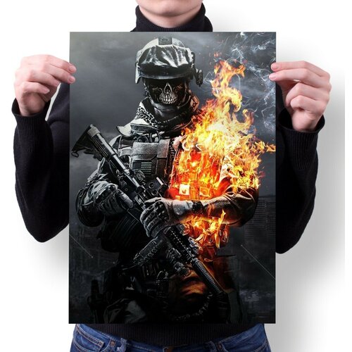 Плакат MIGOM А3 Принт Battlefield, Бателфилд - 6