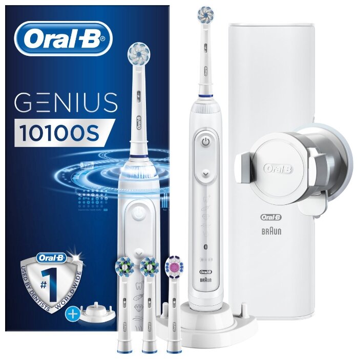 Электрическая зубная щетка Oral-B Genius 10100S фото 6