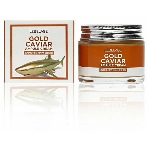 Крем ампульный с экстрактом икры Ampule Cream Gold Caviar, 70 мл lebelage gold caviar ampule cream 70ml 3 it