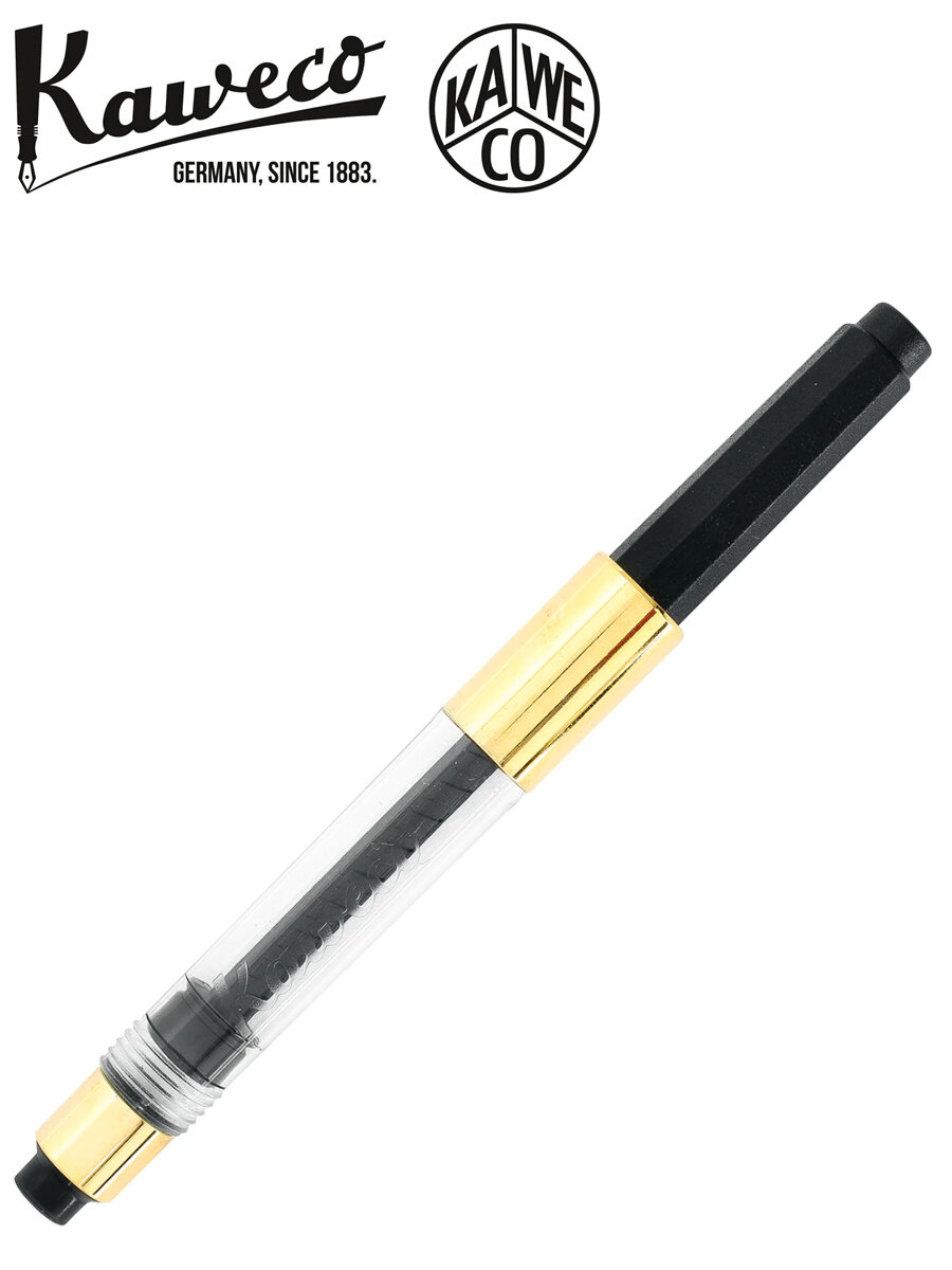Конвертер поршневой Kaweco Standart Black/Gold (10001956) для перьевых ручек