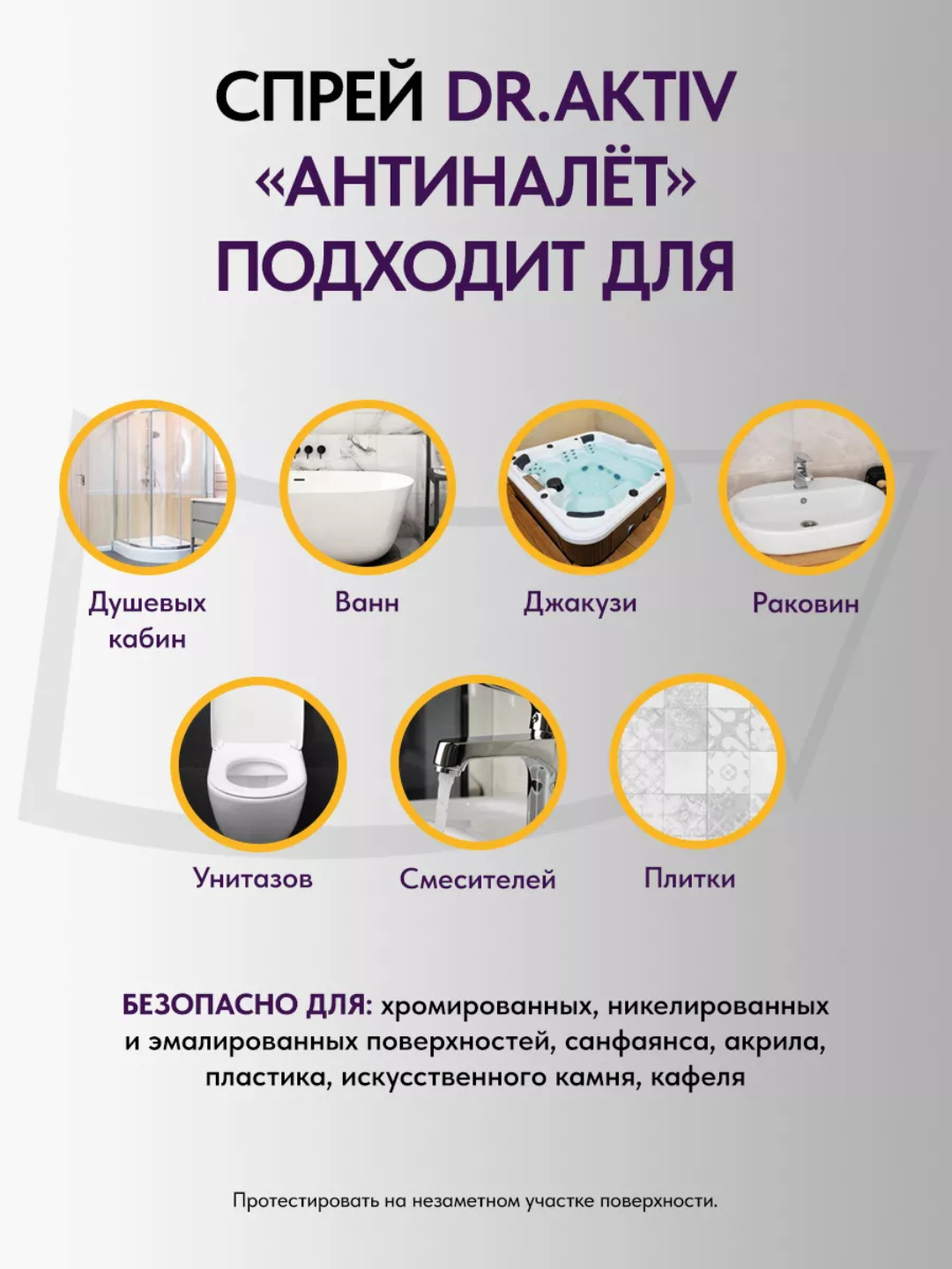 Чистящее средство Dr.Aktiv "Антиналёт", спрей, без отдушки, антибактериальное, 500мл — фото 1