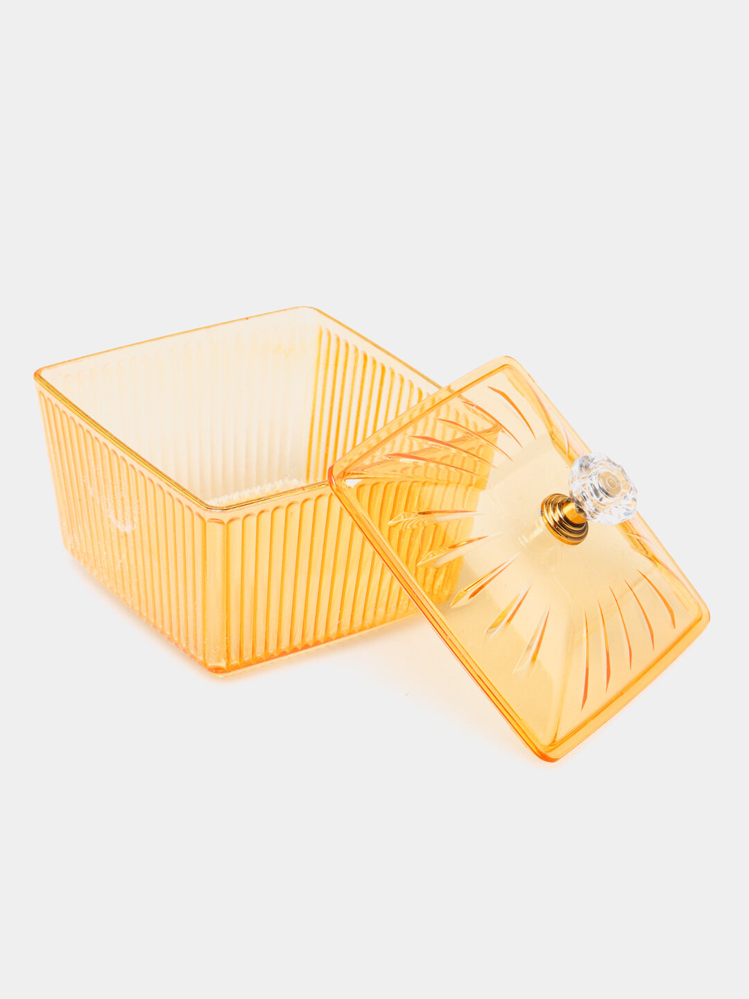 Прозрачная пластиковая посуда с крышкой для сладостей и закусок — фото 1