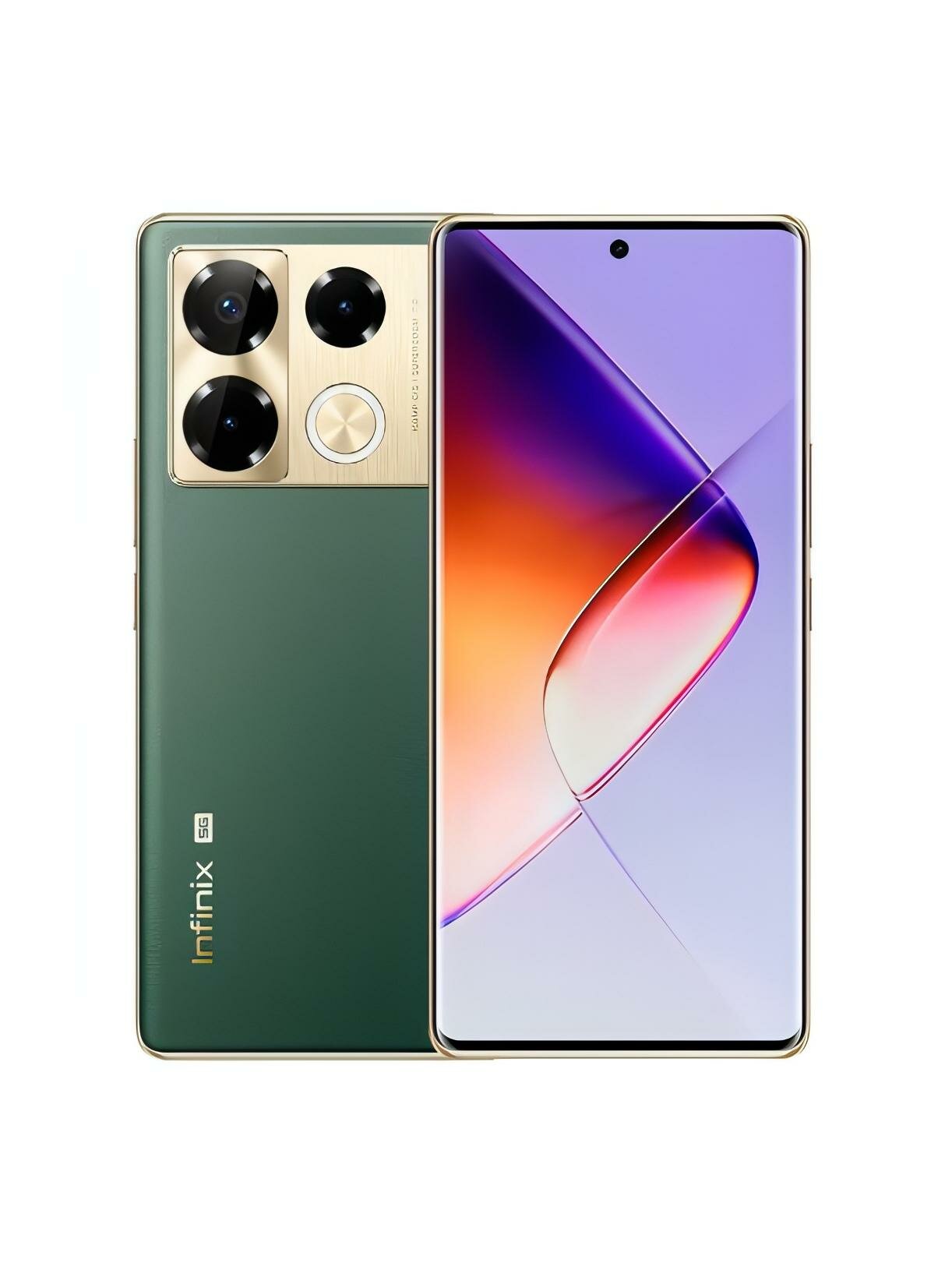 Смартфон Infinix NOTE 40 Pro+ 5G 12/256GB Vintage Green — фото 1