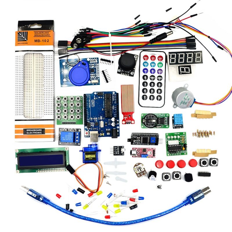 Стартовый комплект, совместимый с проектами Arduino UNO R3 с LCD1602