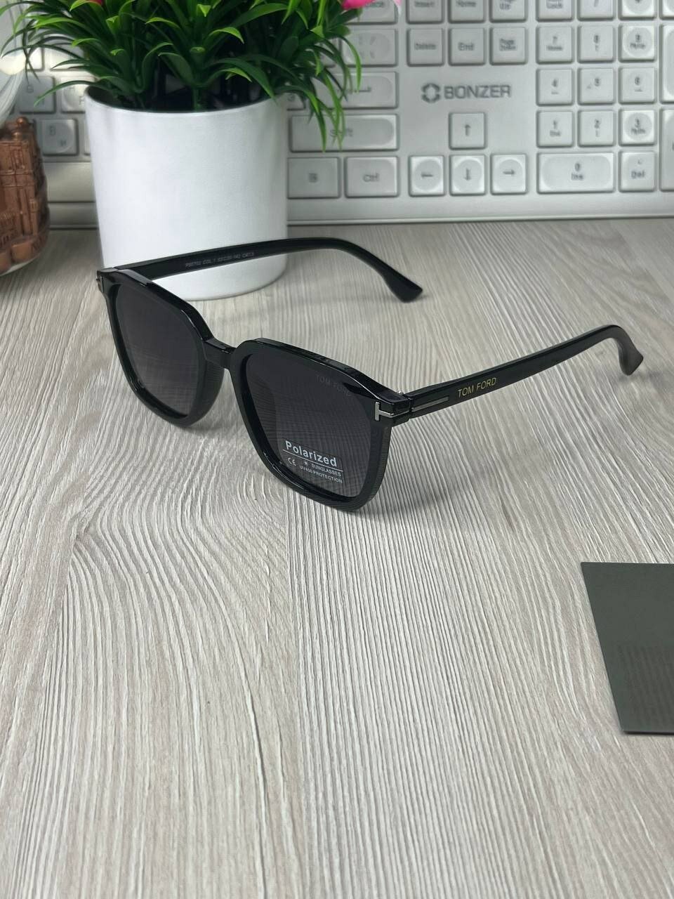 Солнцезащитные очки Tom Ford, хром — фото 1