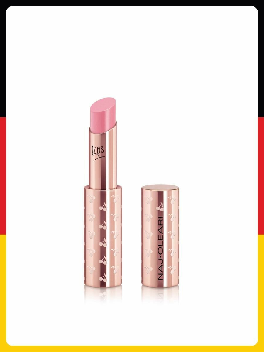 Губная помада NAJ-OLEARI Tender Glow Lip Balm, pink-1, 3 ml